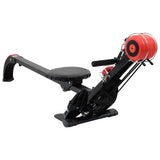 Folding Rowing Machine Adjustable Resistance - Top-Down View