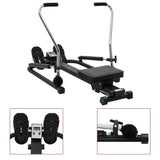 Rowing Machine 5 Level Hydraulic Resistance - Side View