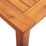 9 Piece Outdoor Dining Set with Cushions Solid Wood Acacia