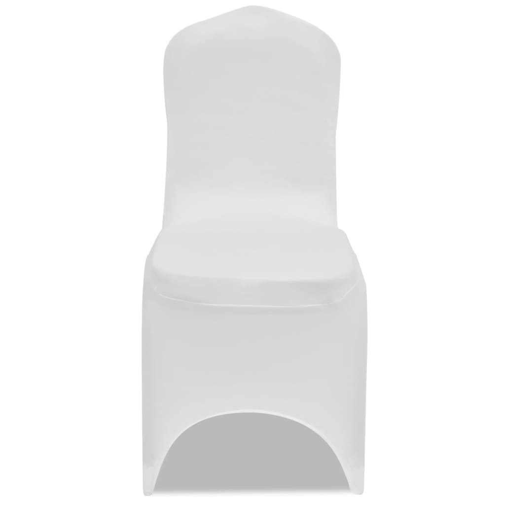 Chair Cover Stretch White 12 pcs