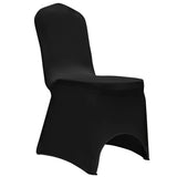 Chair Cover Stretch Black 12 pcs - Side View