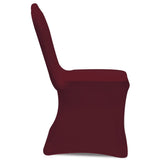 Chair Cover Stretch Burgundy 12 pcs - 45-Degree Angle