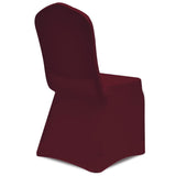 Chair Cover Stretch Burgundy 12 pcs