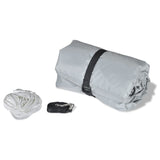 Boat Covers 2 pcs Grey Length 488-564 cm Width 239 cm - Top-Down View