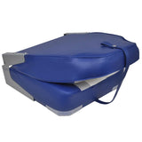 Foldable Boat Chairs 2 pcs High Backrest - Top-Down View