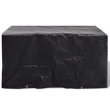 Garden Furniture Covers 2 pcs 8 Eyelets 180x70x90 cm - Side View