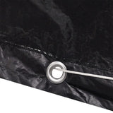 Garden Sunlounger Cover 2 pcs 8 Eyelets 218x77x55 cm - Rear View
