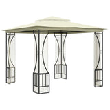Gazebo with Nets 300x300x265 cm Cream