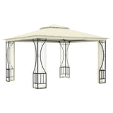 Gazebo with Nets 300x300x265 cm Cream - Top-Down View