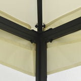 Gazebo with Nets 300x400x265 cm Cream - 45-Degree Angle