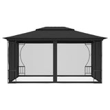 Gazebo with Nets 300x400x265 cm Anthracite