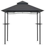 BBQ Gazebo 240x150x255 cm Anthracite Steel - Side View