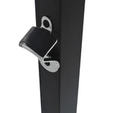 BBQ Gazebo 240x150x255 cm Anthracite Steel - Rear View