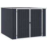 Garden Shed Anthracite 195x198x159 cm Galvanised Steel