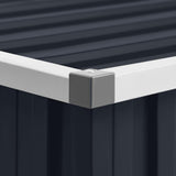 Garden Shed Anthracite 195x198x159 cm Galvanised Steel - Extra Image