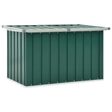 Garden Storage Box Green 109x67x65 cm - Front View