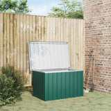 Garden Storage Box Green 109x67x65 cm - Side View