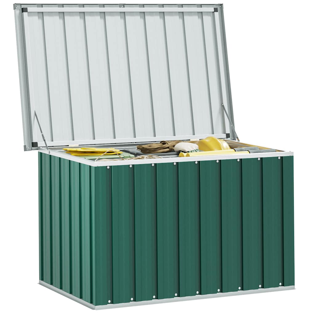 Garden Storage Box Green 109x67x65 cm