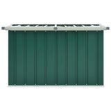 Garden Storage Box Green 109x67x65 cm - Rear View