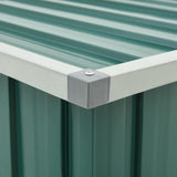 Garden Storage Box Green 109x67x65 cm
