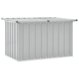 Garden Storage Box Grey 109x67x65 cm - Front View