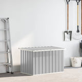 Garden Storage Box Grey 109x67x65 cm