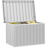 Garden Storage Box Grey 109x67x65 cm - Extra Image