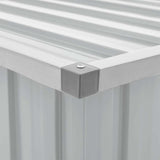 Garden Storage Box Grey 109x67x65 cm