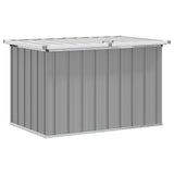 Garden Storage Box Grey 109x67x65 cm - Front View
