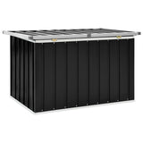 Garden Storage Box Anthracite 109x67x65 cm - Low Angle