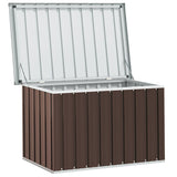 Garden Storage Box Brown 109x67x65 cm - 45-Degree Angle
