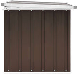 Garden Storage Box Brown 109x67x65 cm