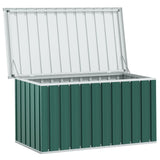 Garden Storage Box Green 129x67x65 cm - 45-Degree Angle