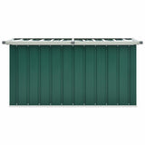 Garden Storage Box Green 129x67x65 cm - Rear View