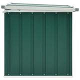 Garden Storage Box Green 129x67x65 cm