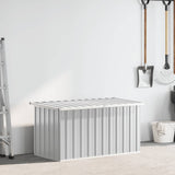 Garden Storage Box Grey 129x67x65 cm