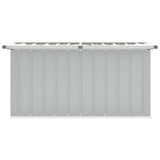 Garden Storage Box Grey 129x67x65 cm