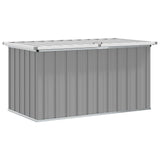 Garden Storage Box Grey 129x67x65 cm