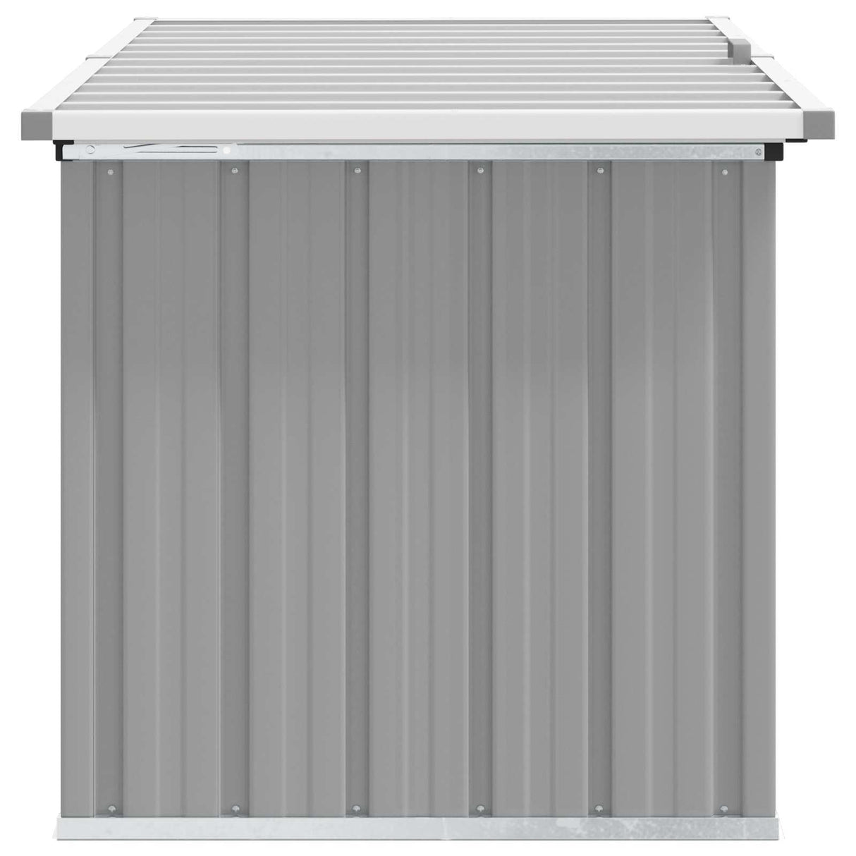 Garden Storage Box Grey 129x67x65 cm