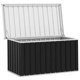Garden Storage Box Anthracite 129x67x65 cm - 45-Degree Angle