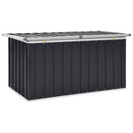 Garden Storage Box Anthracite 129x67x65 cm