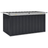 Garden Storage Box Anthracite 129x67x65 cm - Low Angle