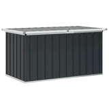 Garden Storage Box Anthracite 129x67x65 cm