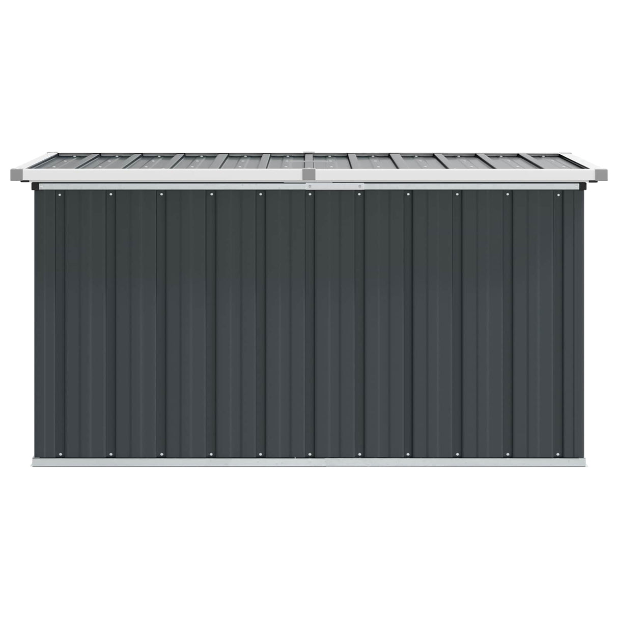 Garden Storage Box Anthracite 129x67x65 cm