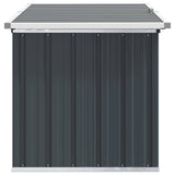 Garden Storage Box Anthracite 129x67x65 cm