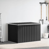 Garden Storage Box Anthracite 149x99x93 cm - Side View