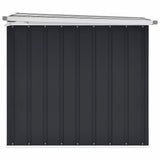 Garden Storage Box Anthracite 149x99x93 cm - Close-Up Angle