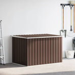 Garden Storage Box Brown 150x101x91 cm