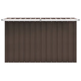 Garden Storage Box Brown 149x99x93 cm - 45-Degree Angle