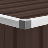 Garden Storage Box Brown 149x99x93 cm - Extra Image